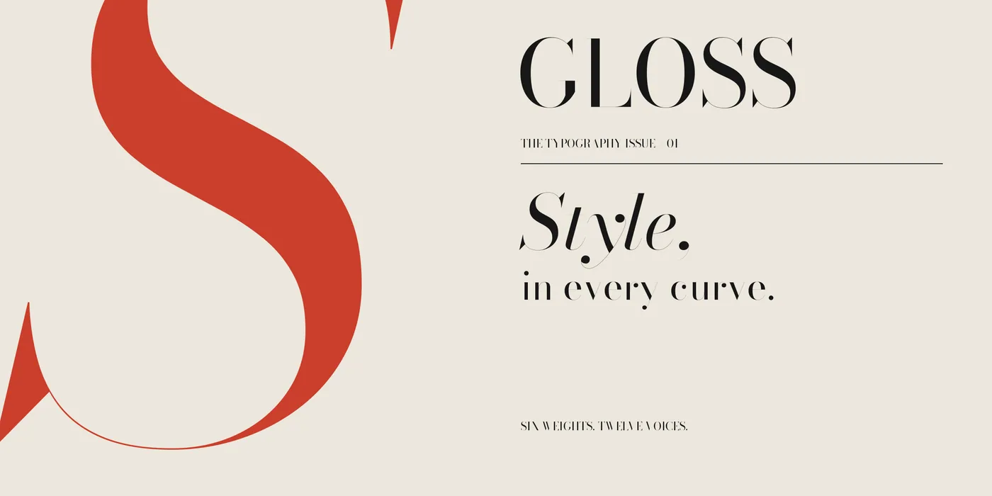 Gloss — Specimens 1