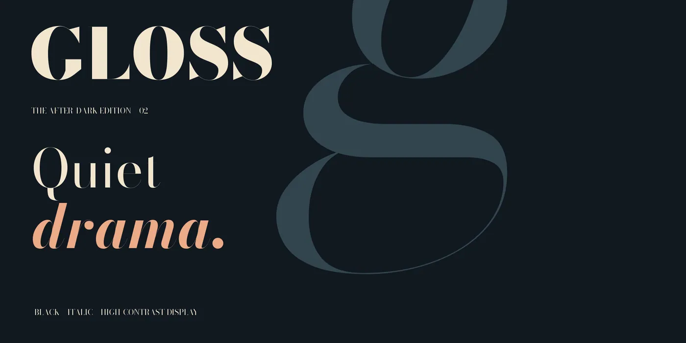 Gloss — Specimens 2